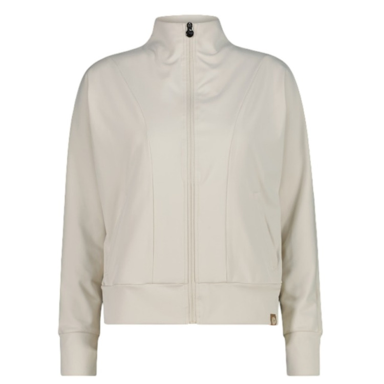 Campagnolo Zip-up Sweatshirt with High Neck "Avorio"