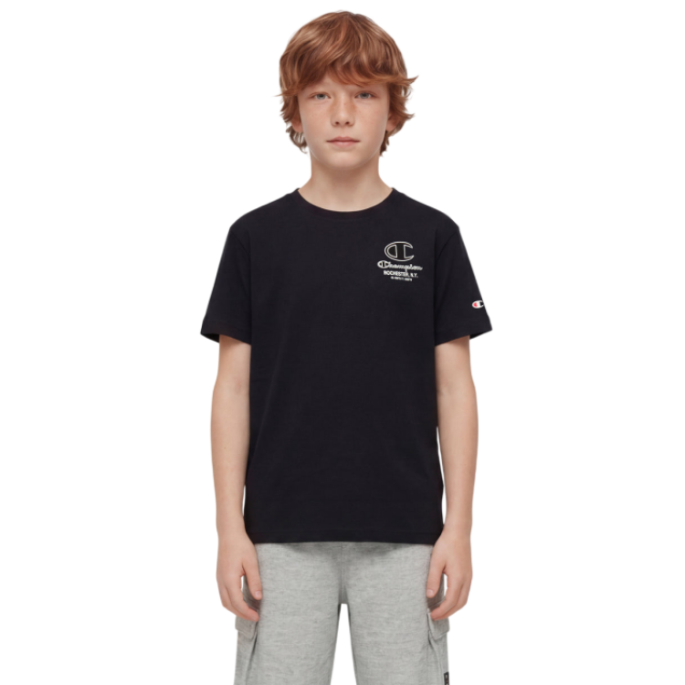 Champion Boys’ Crewneck T-shirt  Print  "Black"