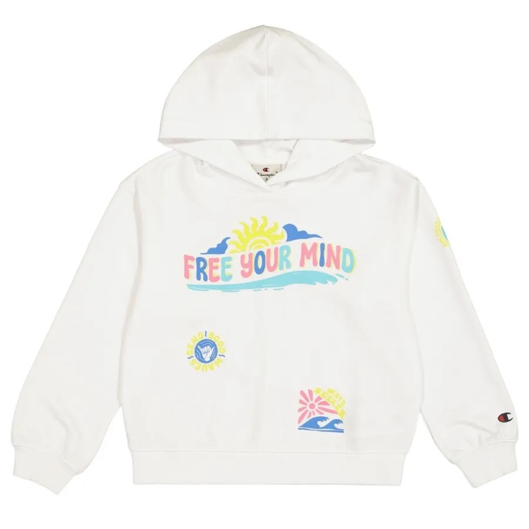 Champion Girls Hooded Sweatshirt "White"