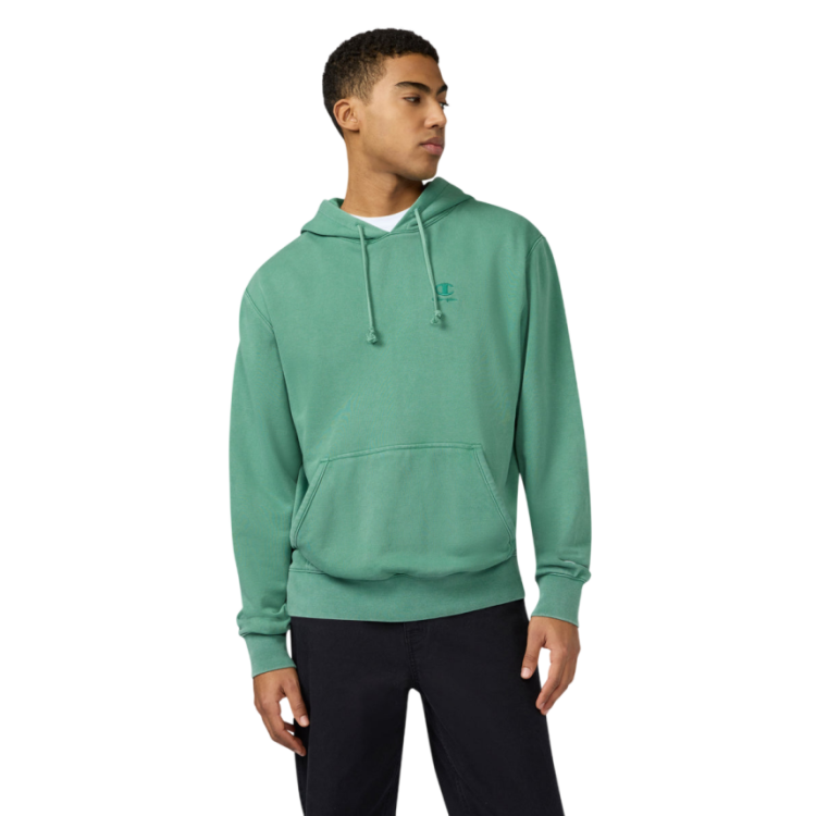 Champion Hooded Sweatshirt Washed Effect Icons bright "Green"