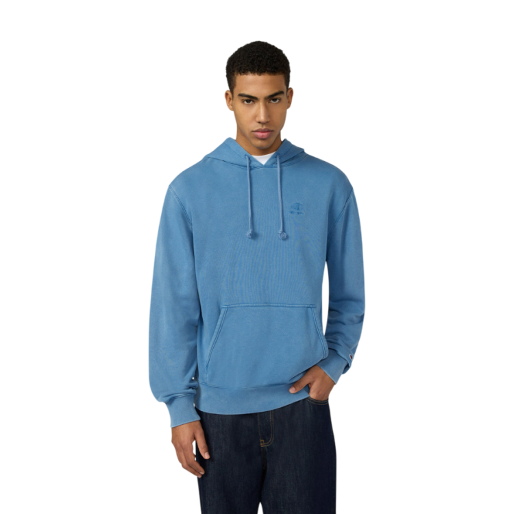 Champion Hooded Sweatshirt Washed Effect Icons bright "sky blue"