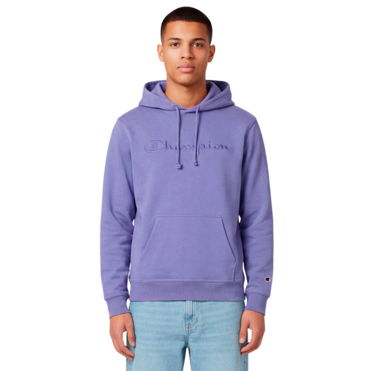 Champion Icons Men's Lightweight Hoodie with Embroidered Logo "Lilac"