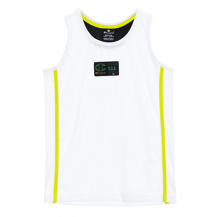 Adicionar ao carrinho Champion Kids Basketball Neon Sport Tank Top "White" Champion Kids Basketball Neon Sport Tank Top "White"
