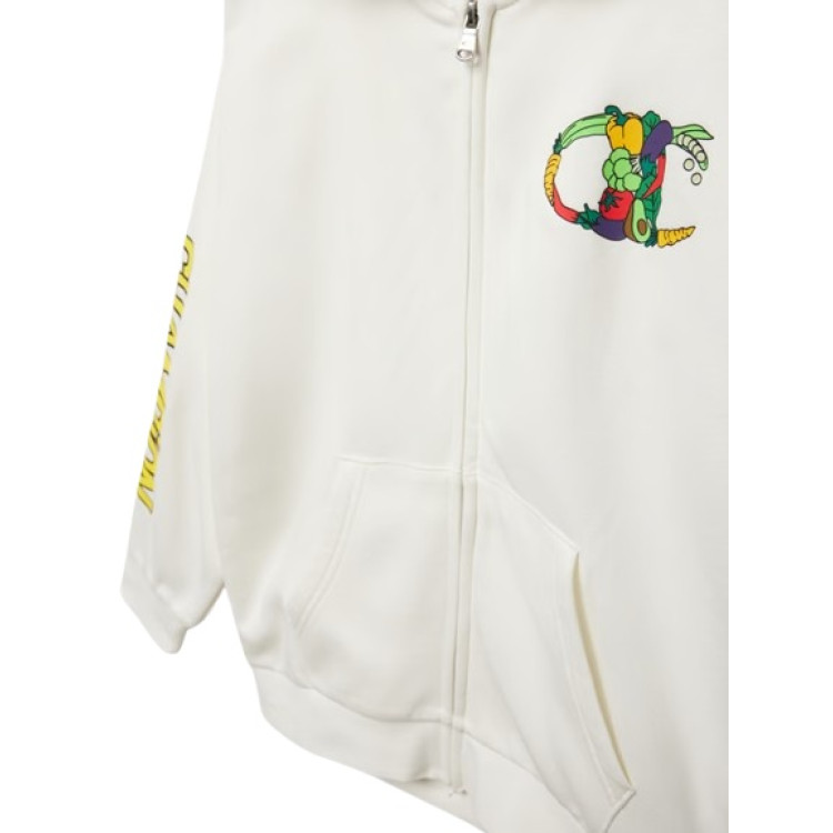 Champion Kids Fleece Full Zip Hoodie "White"