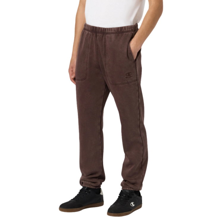 Champion Men’s Washed Fleece Elastic Cuff Pants Icons "Brown"