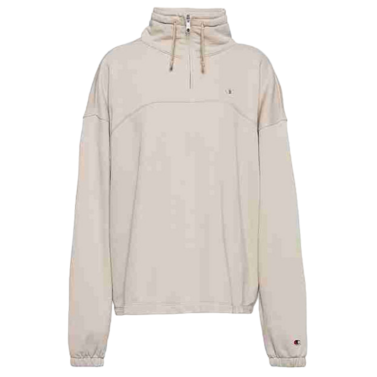 Champion Wmns Half Zip Sweatshirt "Beige"