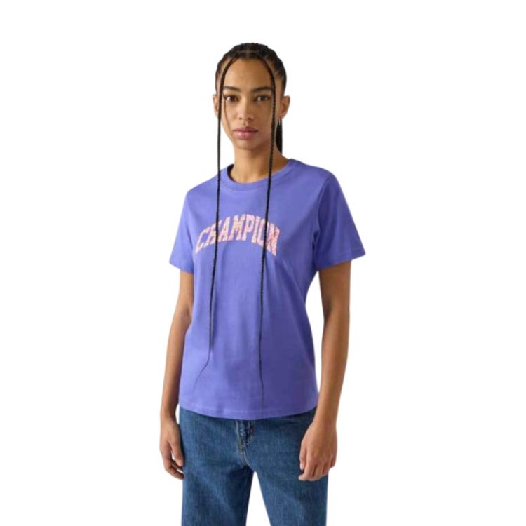 Champion Women's Graphic  Logo Tee "Purple"