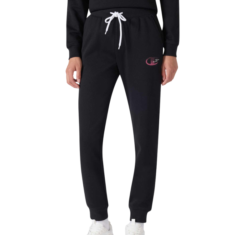Champion Women’s Logo C NY Rib Cuff Pants "Black"