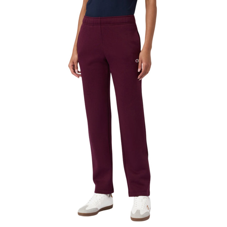Champion WOMEN’S STRAIGHT HEM FLEECE JOGGERS ICONS "BURGUNDY"