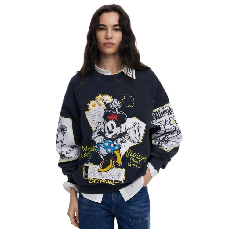Desigual Minnie Mouse Sweatshirt "Black"