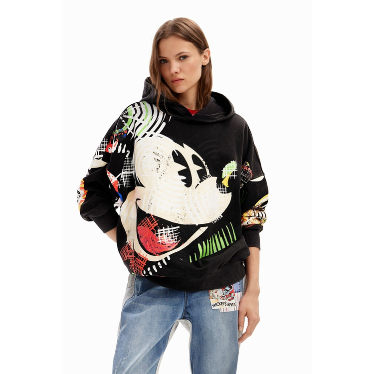 Adicionar ao carrinho Desigual Oversize Mickey Mouse Sweatshirt "Black" Desigual Oversize Mickey Mouse Sweatshirt "Black"