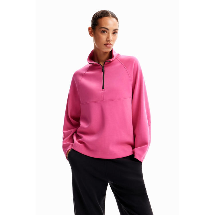Adicionar ao carrinho Desigual Oversize Sport Sweatshirt "Blackberry Rose" Desigual Oversize Sport Sweatshirt "Blackberry Rose"