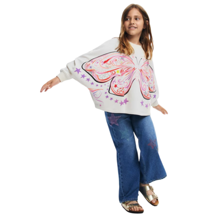 Desigual SWEAT BUTTERFLY "Grey"