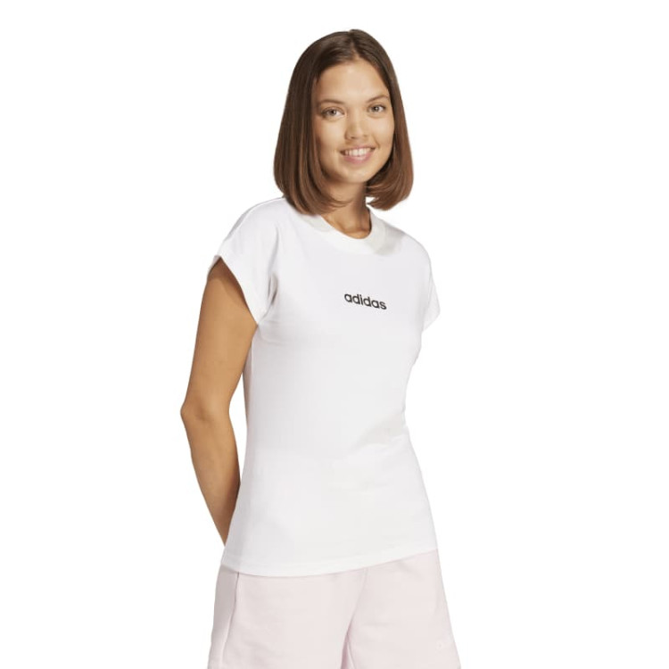 Essentials Linear Cotton T-Shirt "White"