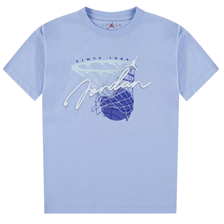 Jordan Girls JDB Classics Hoop Graphic T-Shirt "Aluminium"