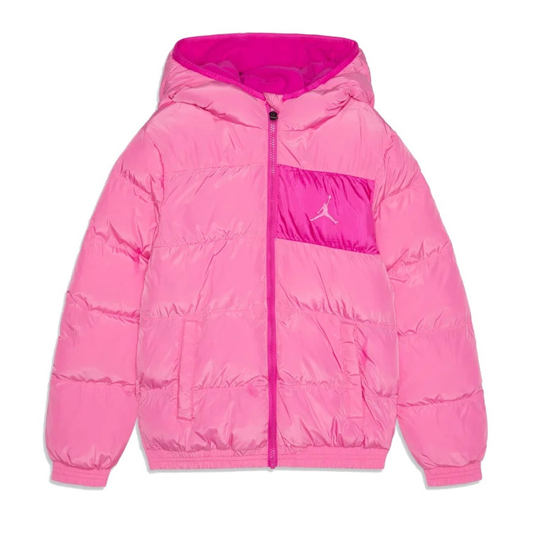 Jordan Girls JDB Essentail Midweight Puffer Jacket "PlayFul Pink