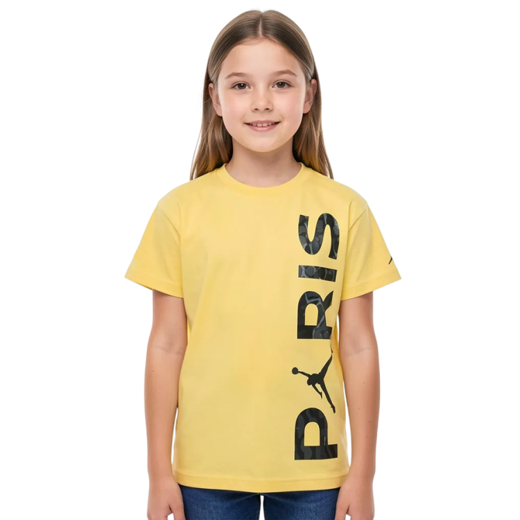 Jordan Girls JDB Paris Saint-Germain GFX Tee "Saturn Gold"