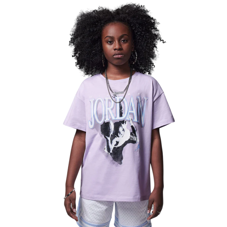 Jordan Girls JDB Soar Oversize Graphic T-Shirt "Doll"