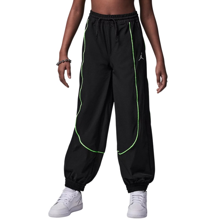 Jordan Girls JDB Sport Tunnel Pants "Black-Electric Green"