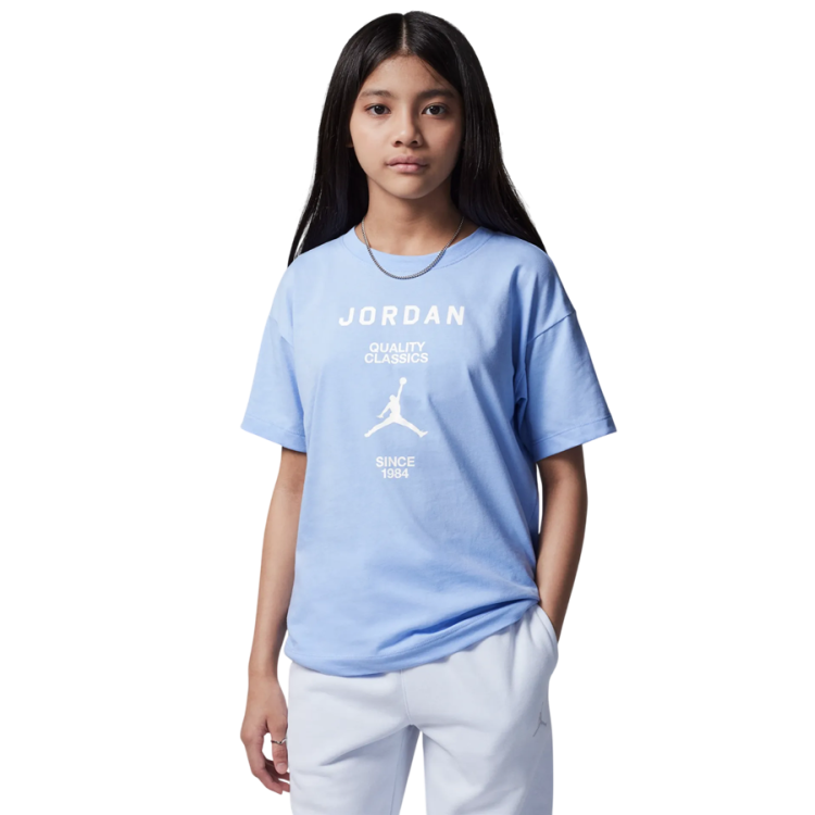 Jordan Girls JDB W J Girlfriend Graphic Tee "Aluminium"