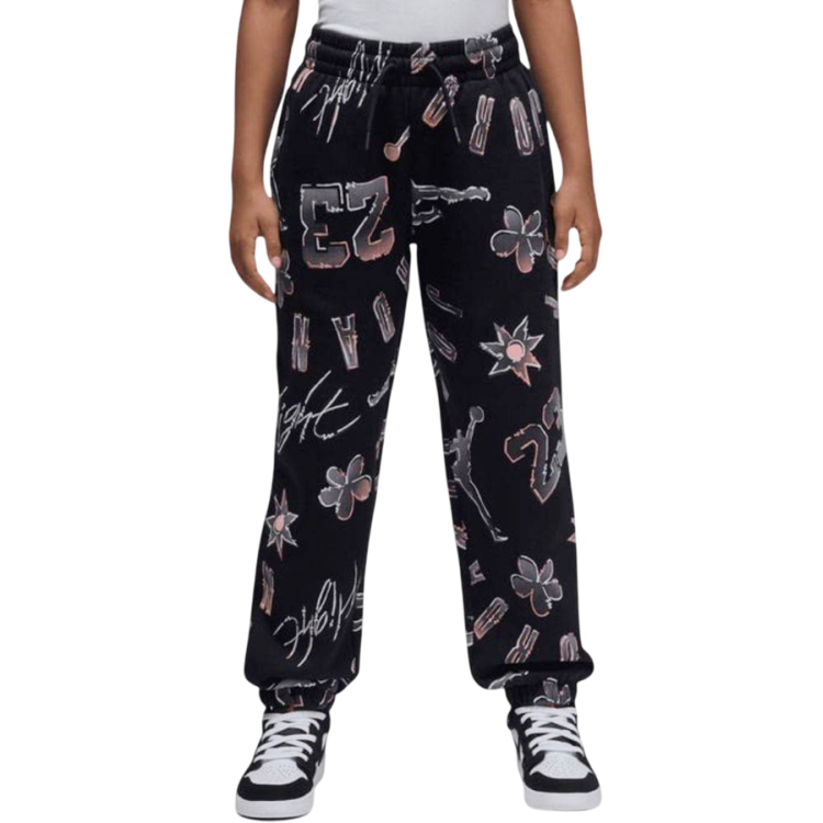 Jordan Girls JDG 23 Throwback SS Fleece Joggers "Black"