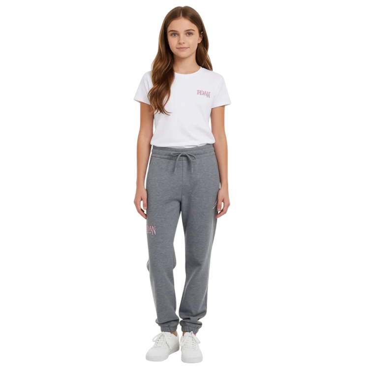 Jordan Girls JDG Fundamentals Fleece Pants "Carbon Heather"