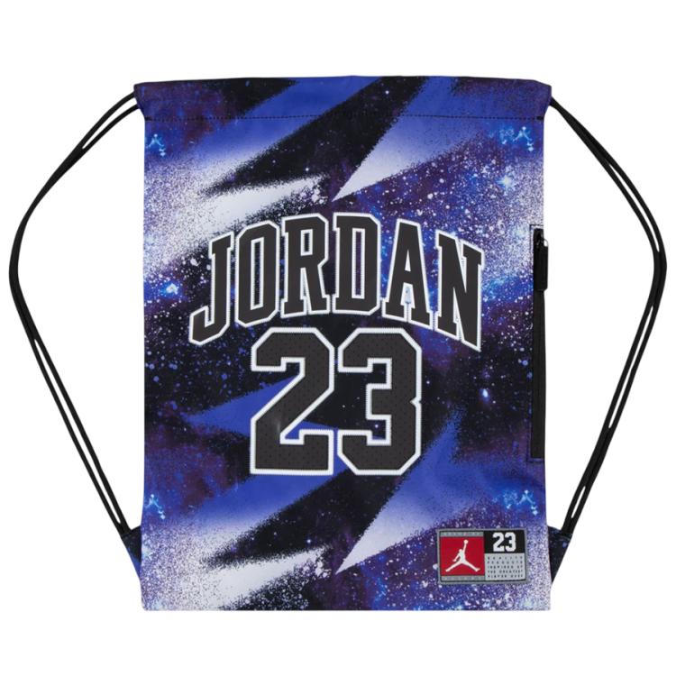 Jordan JDB Jersey 23 AOP Gym Sack "Black-Hyper Royal"
