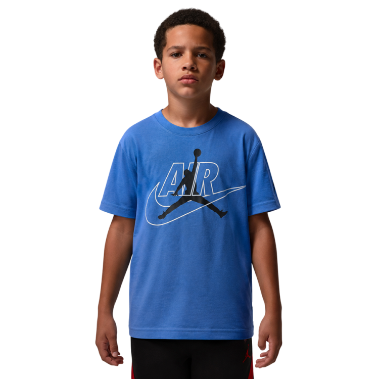 Jordan Kids Air Swoosh Jumpman T-shirt "True Blue"