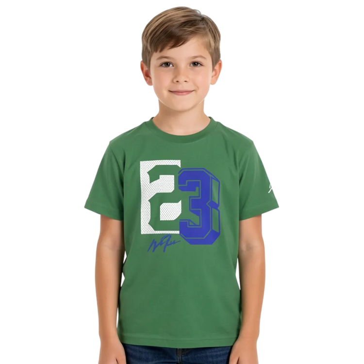 Jordan Kids JBD JM 23 Mesh SS Tee "Pine Green"