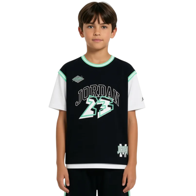 Jordan Kids JDB Dinasty Jersey T-shirt "Black"