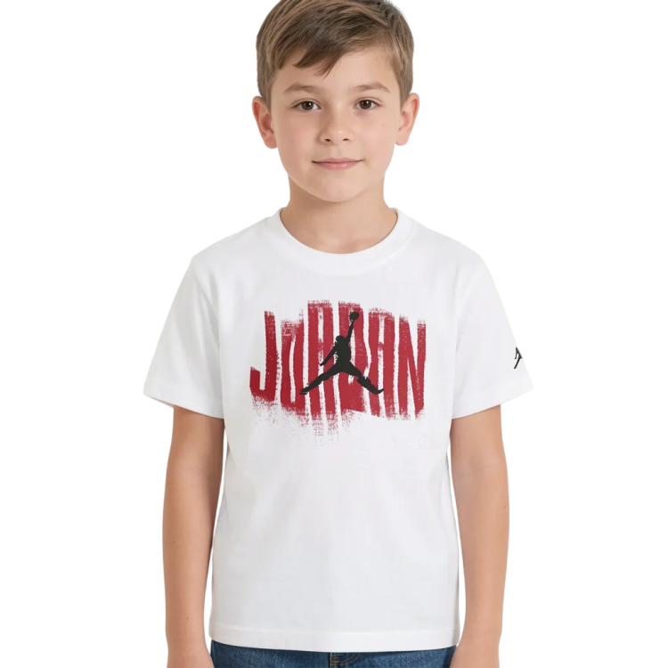 Jordan Kids JDB Distressed SS Tee "White"