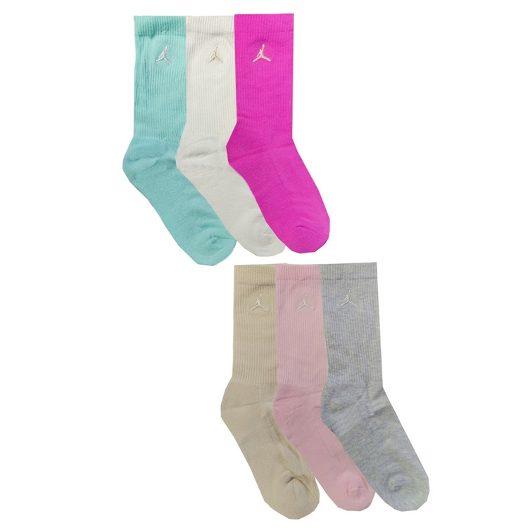 Adicionar ao carrinho Jordan Kids JDB Everyday Essentials Crew 6 PPack Socks "Fire Pink" Jordan Kids JDB Everyday Essentials Crew 6 PPack Socks "Fire Pink"