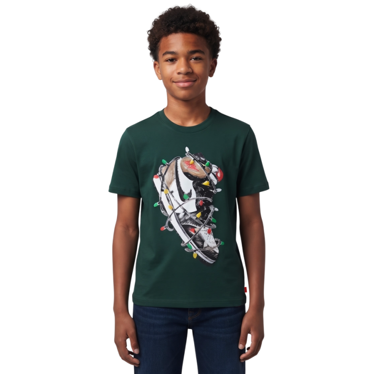 Jordan Kids JDB Holiday AJ1 SS Tee "Midnight Spruce"