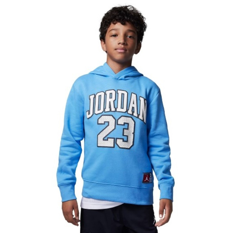 Adicionar ao carrinho Jordan Kids Logo 23 Fleece Pullover Hoodie "University Blue" Jordan Kids Logo 23 Fleece Pullover Hoodie "University Blue"