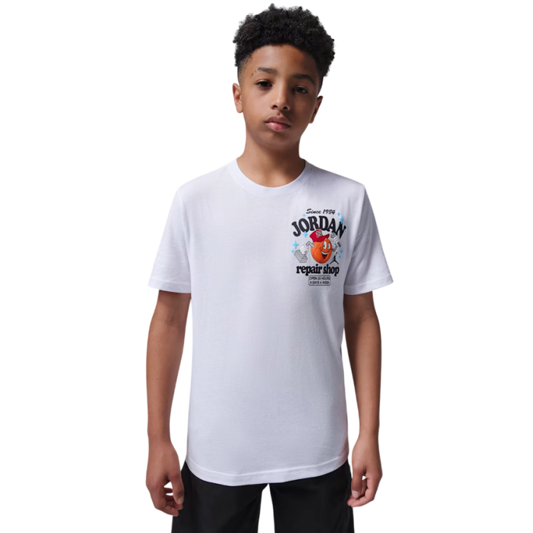 Jordan Kids MJ's Repair Shop T-shirt "White"