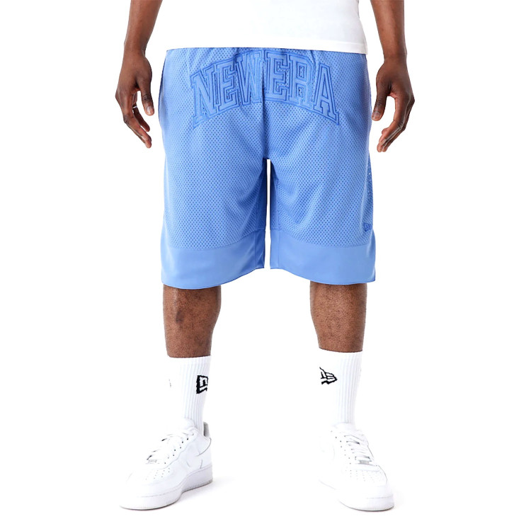 New Era Arch Logo Mesh Shorts "Blue"