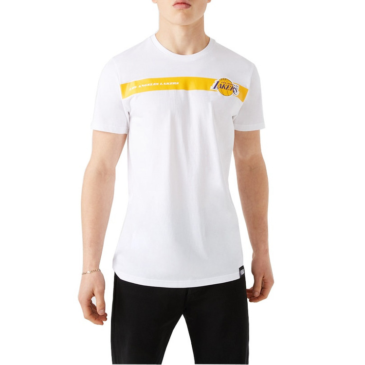 Adicionar ao carrinho New Era Los Angeles Lakers Team Logo Stripe Tee "White" New Era Los Angeles Lakers Team Logo Stripe Tee "White"