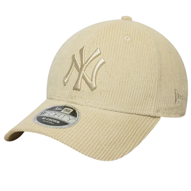 New Era MLB New York Yankees Cord 9FORTY M-Crown Cap "Beige"