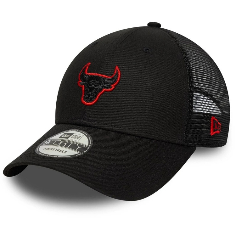 New Era NBA Chicago Bulls 9FORTY Trucker Black Cap