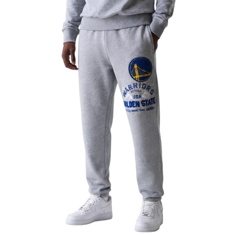 New Era NBA Golden State Warriors Varsity Sweatpant "Heather Gray"
