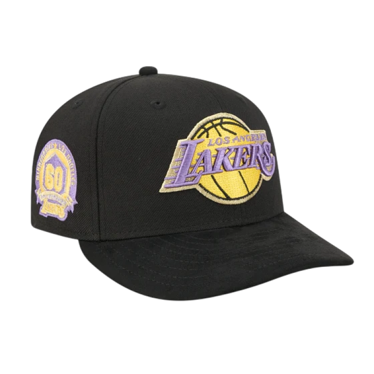 New Era NBA L.A Lakers Golden Wool Pre-Curved 9FIFTY Snapback