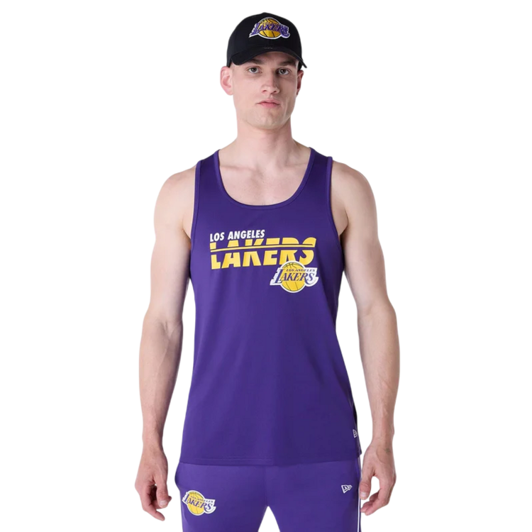 New Era NBA LA Lakers Essentials Tank Top "Purple"