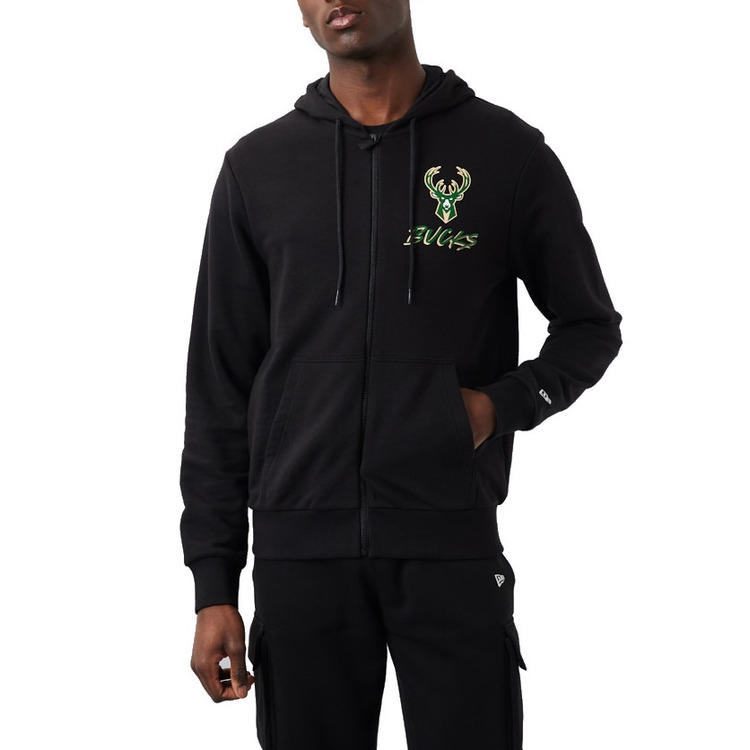 Adicionar ao carrinho New Era NBA Milwaukee Bucks Script Logo FZ Hoodie "Black" New Era NBA Milwaukee Bucks Script Logo FZ Hoodie "Black"