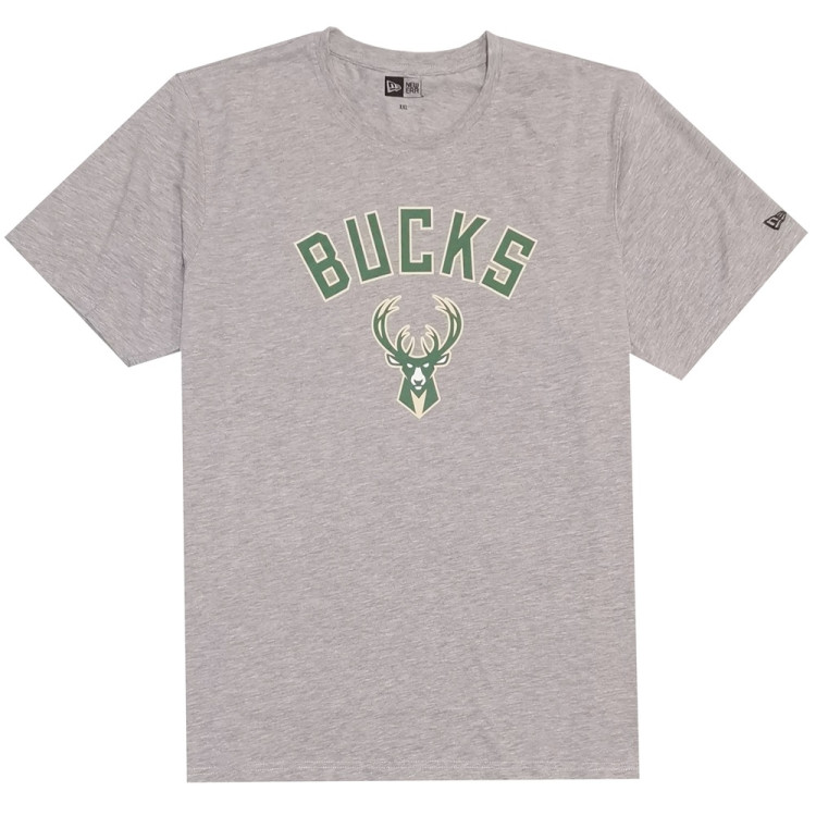 New Era NBA Milwaukee Bucks Regular T-Shirt "Grey"