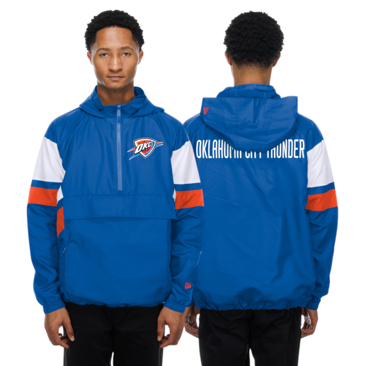 New Era Oklahoma City Thunder H1 Quarter-ZIP 2984 Anorak Windbreaker