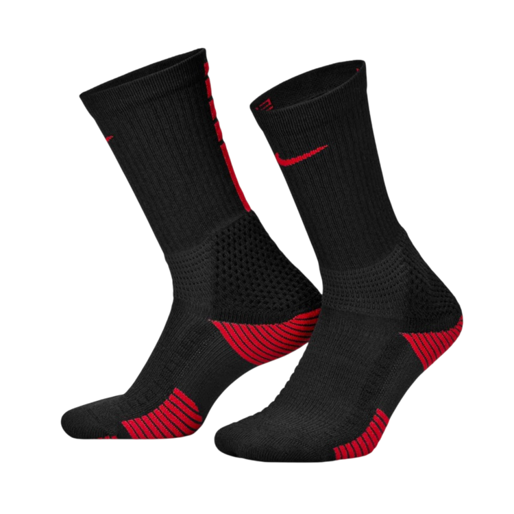 Nike Calcetines Basket U Nk Elite 2.0 Chs Crw 1PR "Black Red"