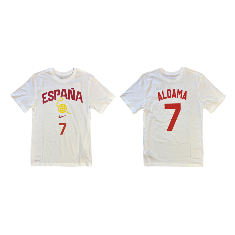 Adicionar ao carrinho Nike Camiseta España Basket  # 7 ALDAMA # "White Gym Red" Nike Camiseta España Basket  # 7 ALDAMA # "White Gym Red"