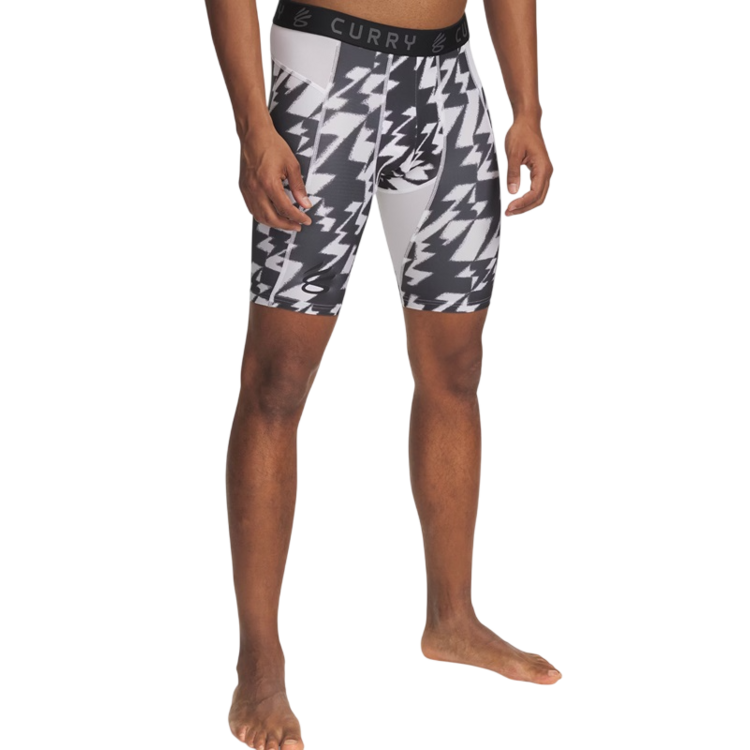 Curry HeatGear® Printed Shorts "White"