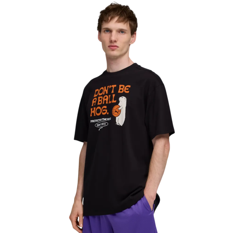 Puma Basketaball Junior Varsity Tee II "Black"