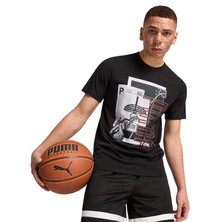 Puma Basketball Winning Shot Tee 1 "Black"